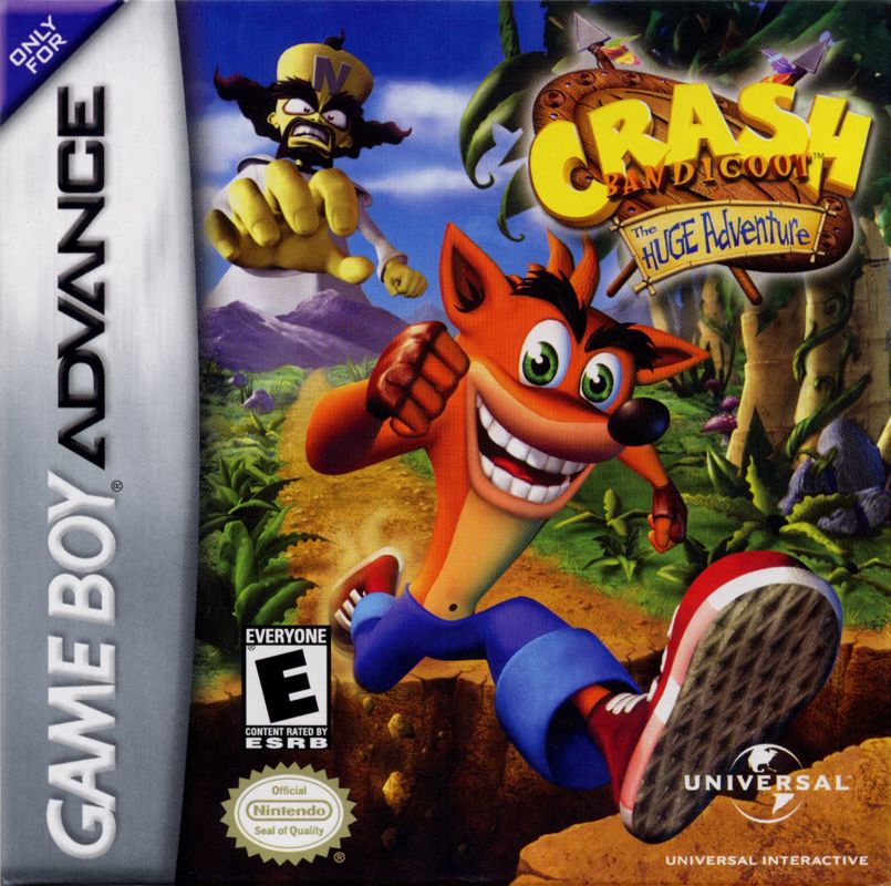 Crash And Spyro Super Pack Vol. 2 box art for GameBoy Advance